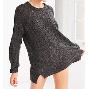 Urban Outfitters BDG "High/Low" Cable Knit Sweater